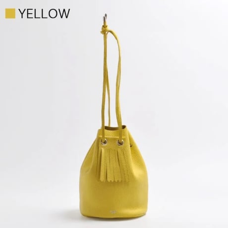 【blancle】S.LEATHER QUILTED DRAWSTRING BAG　bc1220