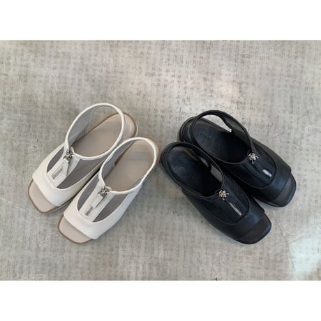 【ATERIER BRUGGE】Sheer bootie sandals　※３月上旬～中旬納期