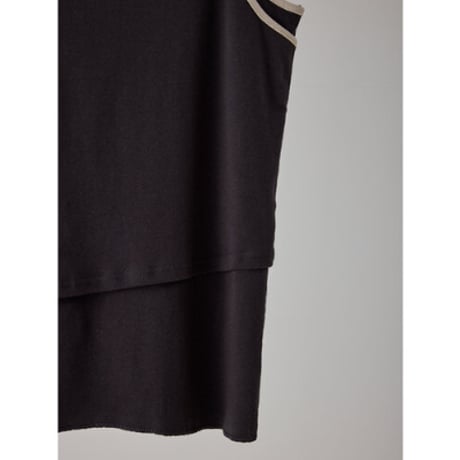 【YENN】COLOR LAYERED TANK