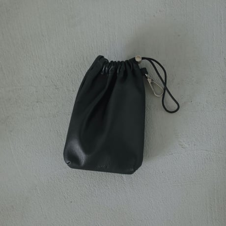 【anuke】Leather Mini Pouch　※納期11月下旬〜12月下旬