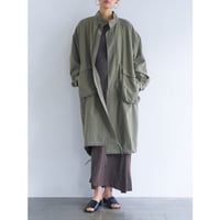 【YENN】WASHED LONG COAT　※納期：9月中旬～10月中旬