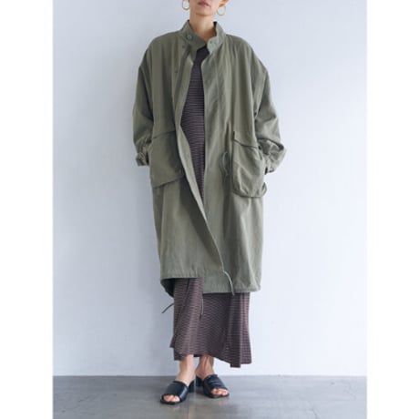 【YENN】WASHED LONG COAT　※納期：9月中旬～10月中旬