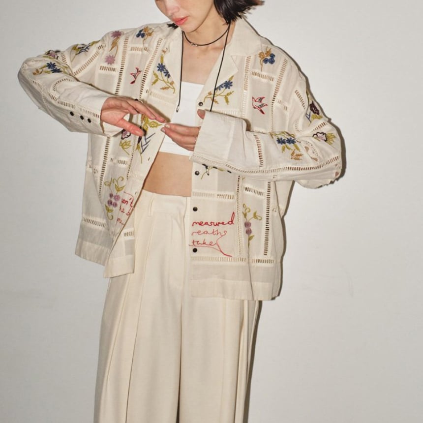 TODAYFUL】Embroidery Patchwork Shirts | selects TODAYFUL】Embroidery Patchwork Shirts | selects