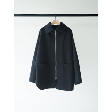 【YENN】ZIP COLLAR MID COAT