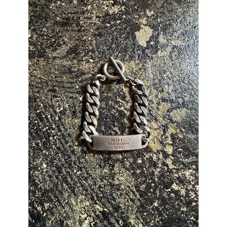 【M.U.L.】ダイヤモンドプレートBチェーンブレスレット　MULA116　※納期4～6月