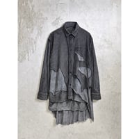 【M.U.L.】BROKEN LAYER LONG SHIRT　MULW-2027
