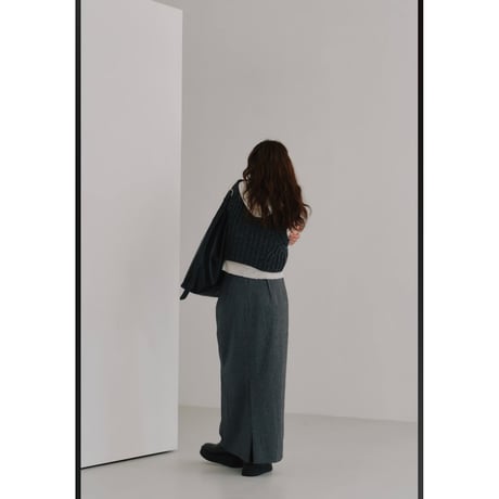 【Hella】melange tight skirt※納期10上〜11上