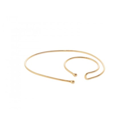 【Sea'ds Mara 】Thin 2way earcuff ring 【Large】