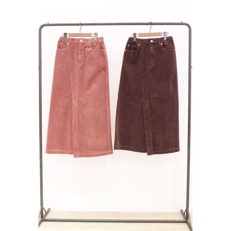 【LE MELANGE】ストレッチコーデュロイSK