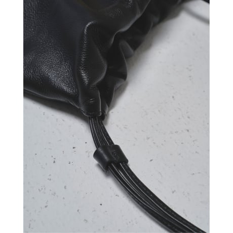 【TODAYFUL】Drawstring Leather Bag　※納期11月中～12月中