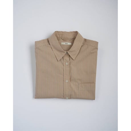 【anuke】Stripe Over Shirts　※納期3月中旬～4月中旬