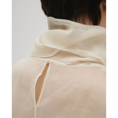 【TODAYFUL】Sheer Tie Blouse　※納期4月中旬〜5月中旬