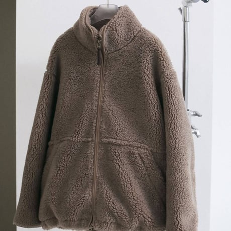 【anuke】Boa Zip Blouson