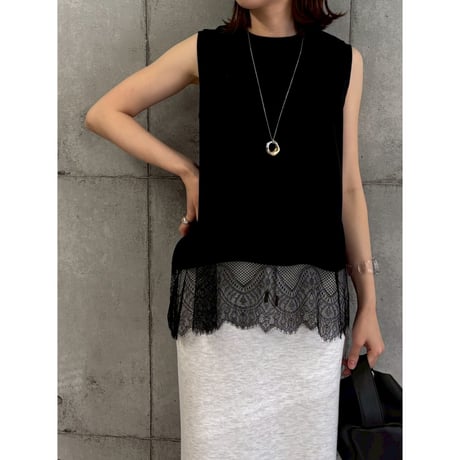 【ROSIEE】裾レースTOPS