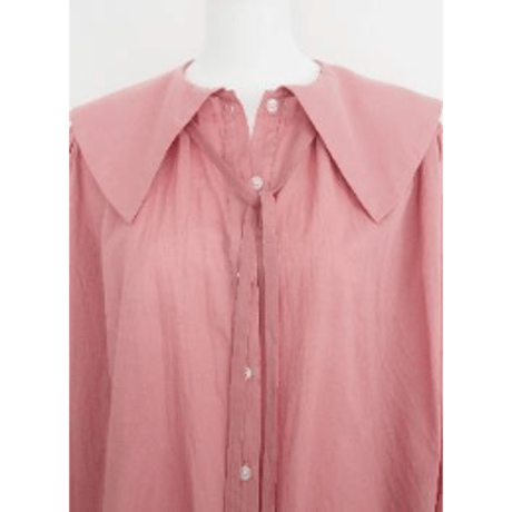 【Boutique Ordinary】Big Collar Gather Blouse