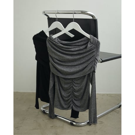 【ànuke】Soft Offshoulder Tops