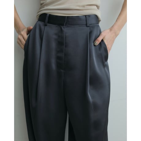 【anuke】Satin Tuck Pants※10月上～11月上