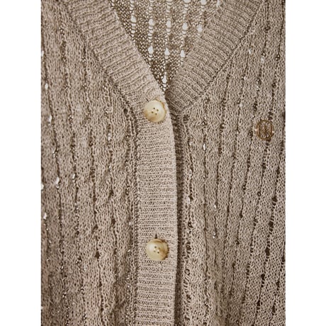 【YENN】OPENWORK KNIT CD