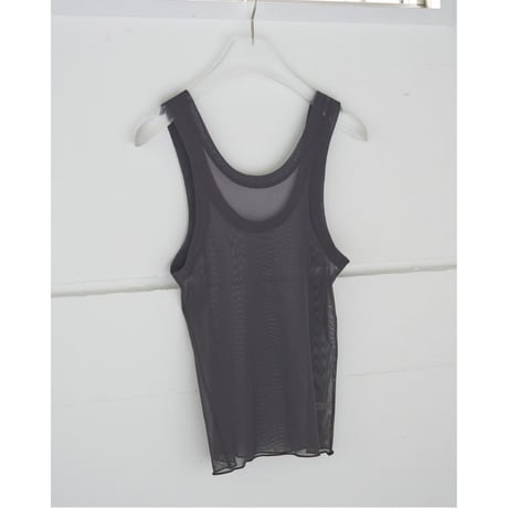 【anuke】Tulle Tank Top