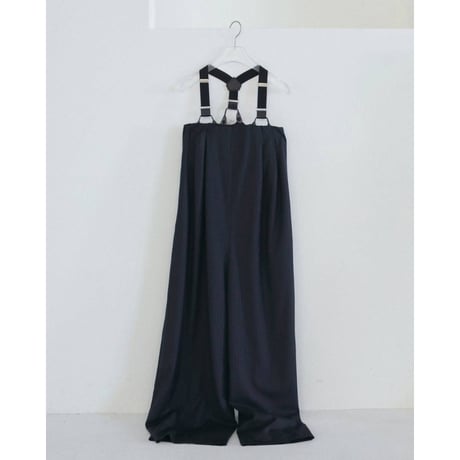 【anuke】Stripe Baretop Combinaison　※納期11月上旬～12月上旬