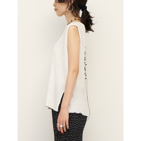 【CHIGNON】ﾗｲﾝﾜｯｼｬｰﾀﾝｸﾄｯﾌﾟ