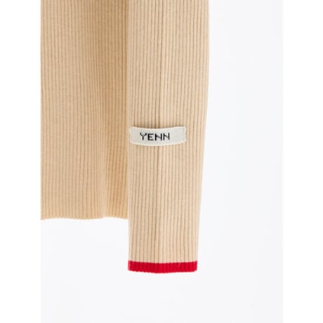 【YENN】WOOL RIB CREW CD