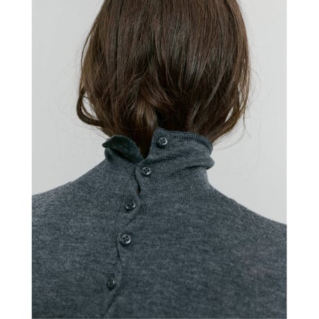 【TODAYFUL】Turtleneck Button Knit　※納期9月中旬～10月中旬