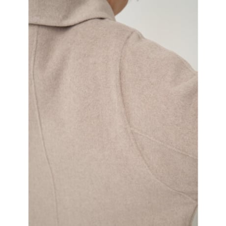 【YENN】ZIP COLLAR MID COAT
