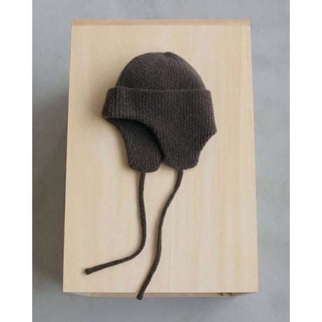 【anuke】Ribknit Flight Cap　※納期11月中旬～12月中旬