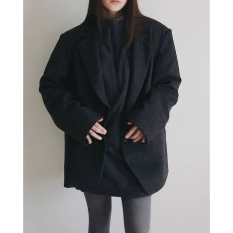 【anuke】Herringbone Wool Jacket　※納期9月中旬～10月中旬