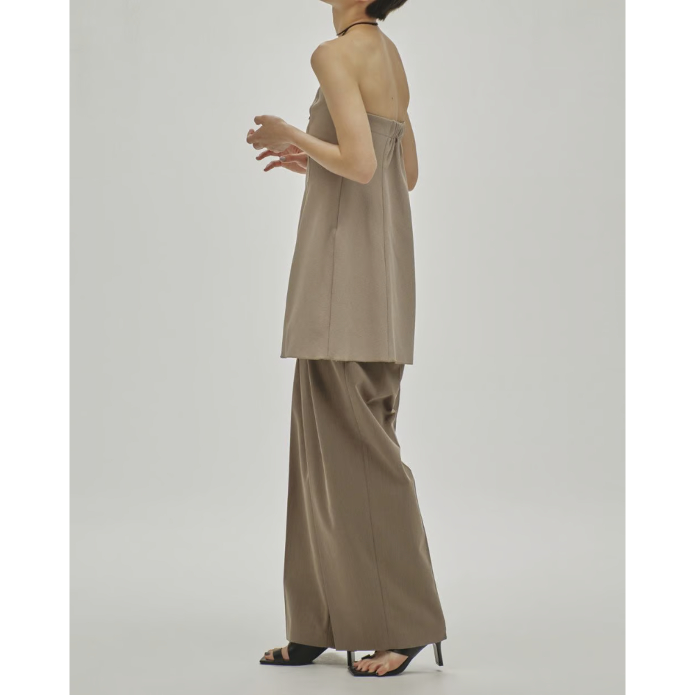 TODAYFUL】 Georgette Bare Tunic ※納期4/中～5/中 | se