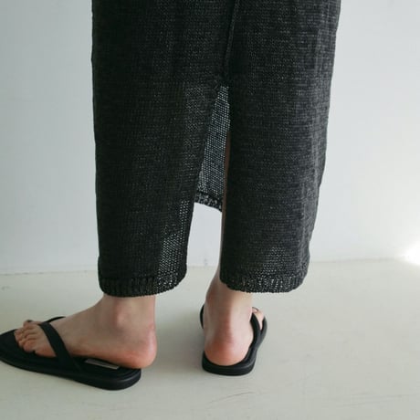 【anuke】Strawyarn Knit Onepiece　※納期4月下旬〜5月下旬