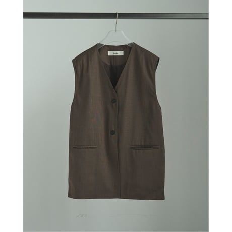 【anuke】Vneck Stitch Vest
