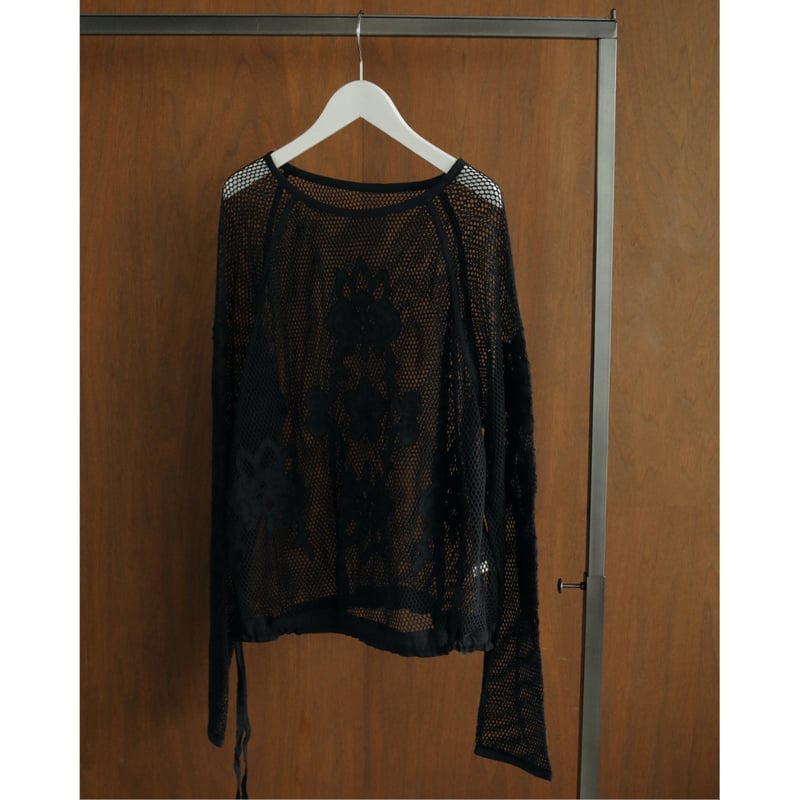 anuke アンヌーク Embroidery Mesh Tops ànuke】Embroidery Mesh Tops | selectshop kusukusu