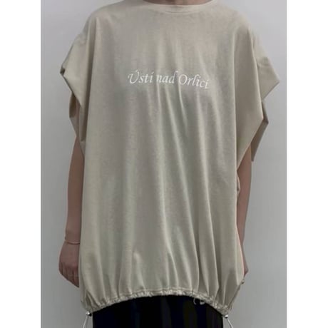 【CLOCHE】ロゴドロストフレンチスリーブT