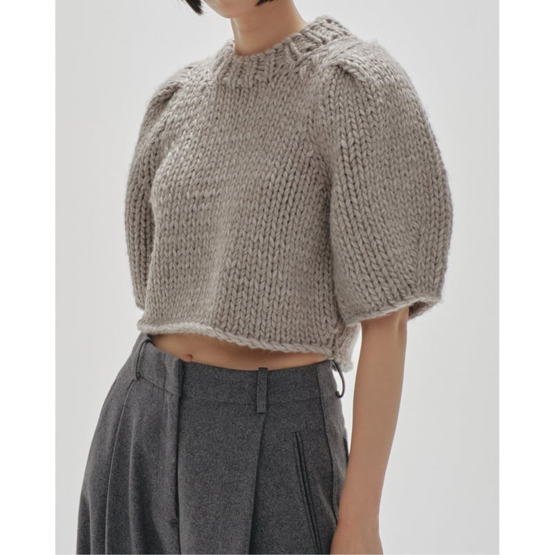 TODAYFUL】Puffsleeve Hand Knit 10月下旬~11月中旬頃 発送予
