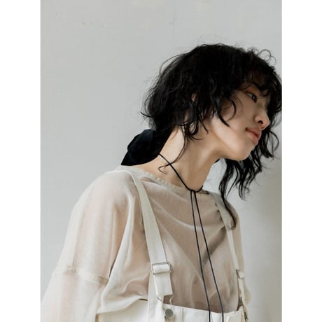 【AGAWD】パイピングメッシュカットソー
