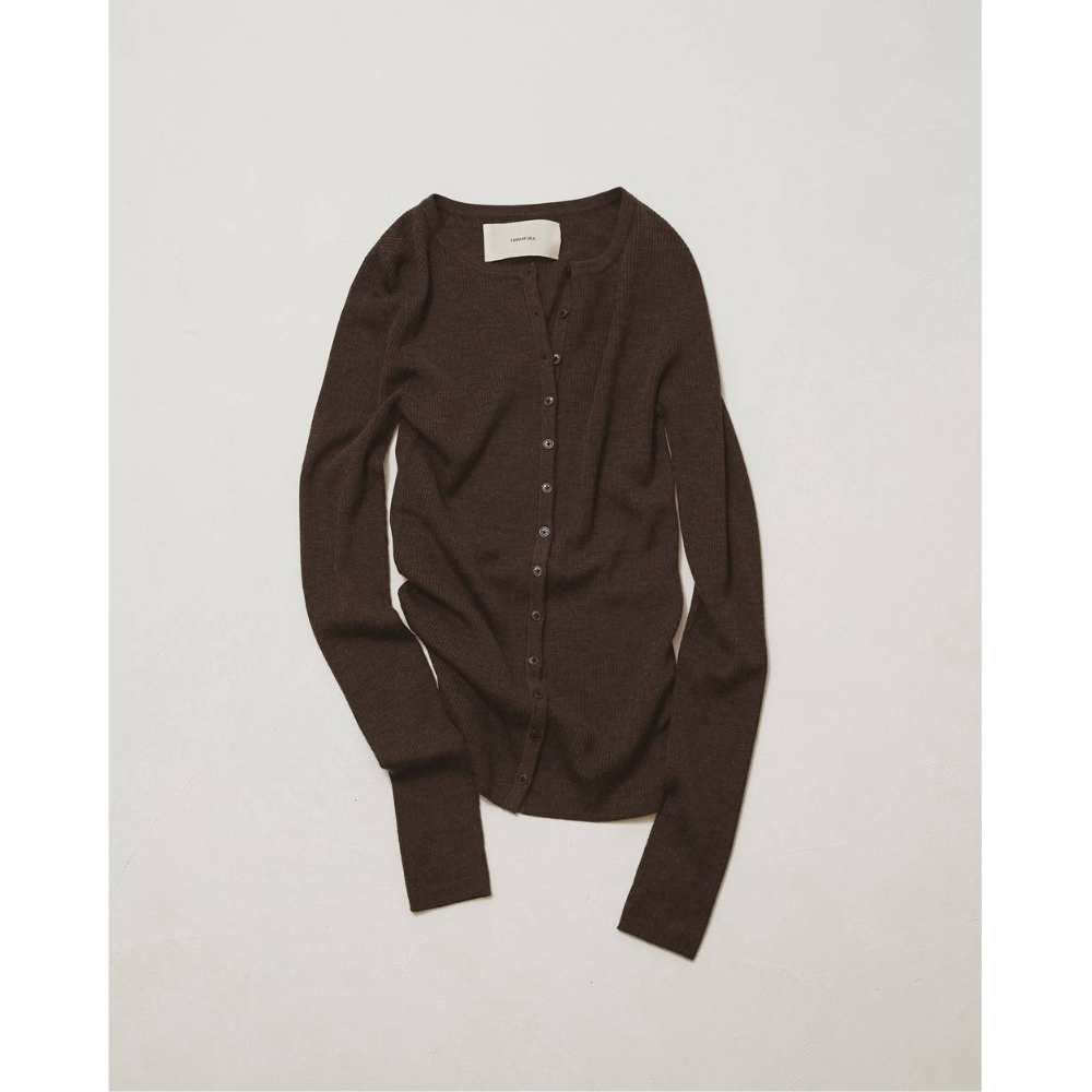 新品未使用 TODAYFUL Silkwool Knit Cardigan TODAYFUL】Silkwool Knit Cardigan ※納期9月中旬～10月中旬