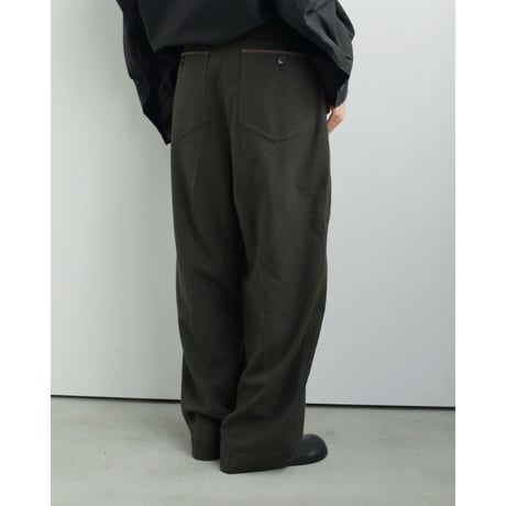 【anuke】Wool Tuck Pants※12月上～1月上