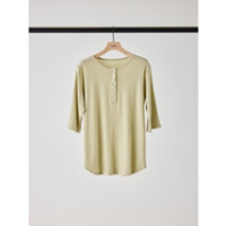 【YENN】HENRY NECK TEE