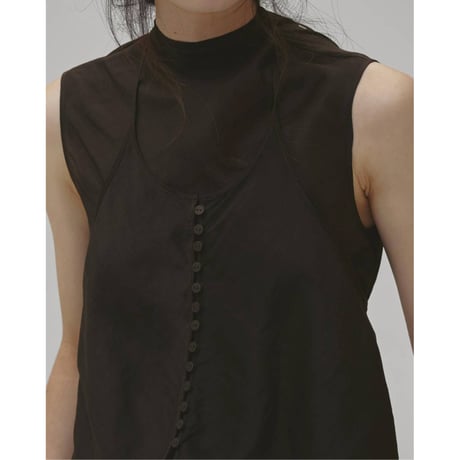 【TODAYFUL】Silk Linen Layered Tops　※納期6月中旬～7月中旬