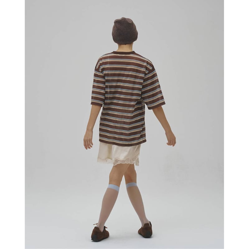 TODAYFUL】Sheer Border T-shirt | selectshop kus