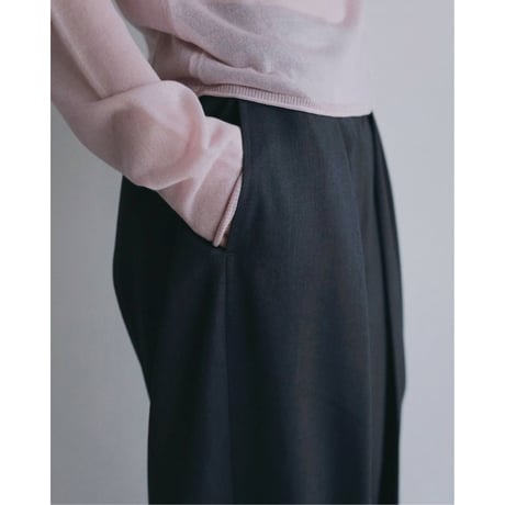 【anuke】Hightwist Cocoon Pants　※納期8月下旬～9月下旬