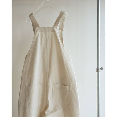 【anuke】Cotton Wide Salopette　※納期8月中旬～9月中旬