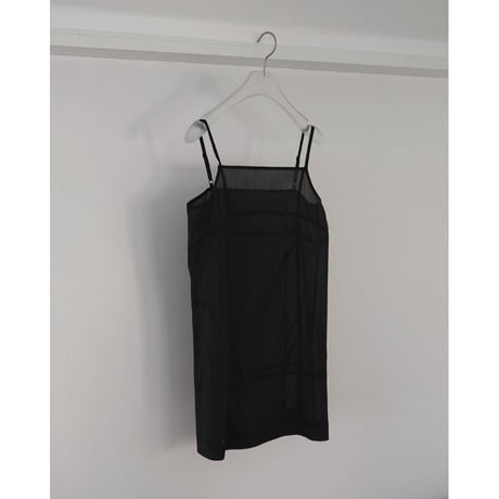【anuke】Sheer Panel Longcamisole　※納期5月上旬～6月上旬