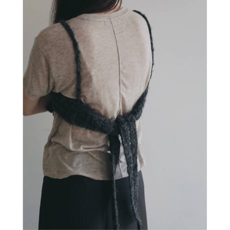 【anuke】Crochet Knit Bustier　納期：7月中旬～8月中旬