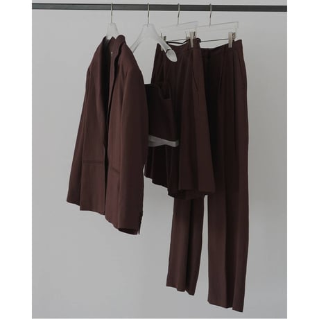 【anuke】Linen Tuck Pants