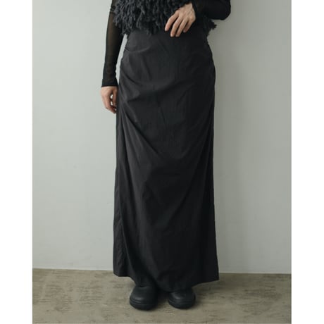【ànuke】Tuck Long Skirt