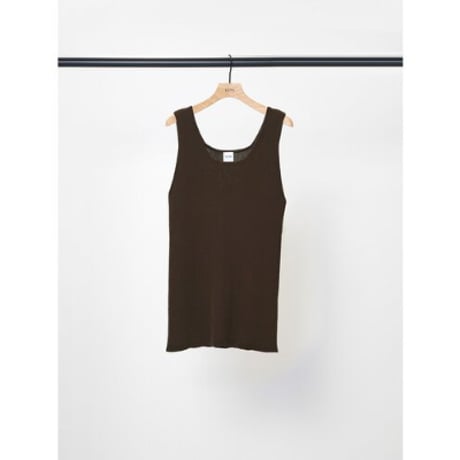 【YENN】COTTON RIB TANKTOP