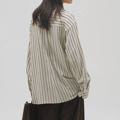 【TODAYFUL】Jacquard Stripe Shirts　※納期11月中旬～12月中旬